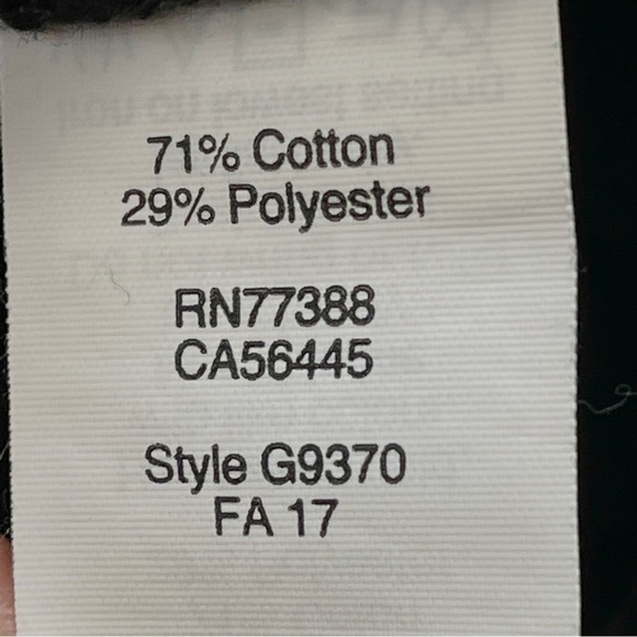 Mile(s) Madewell Funnelneck Tie-Sleeve Sweatshirt Black XS - Picture 8 of 8